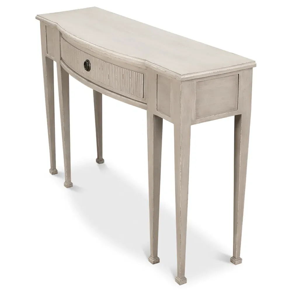 Darwin Console Table - Grey, Beechwood