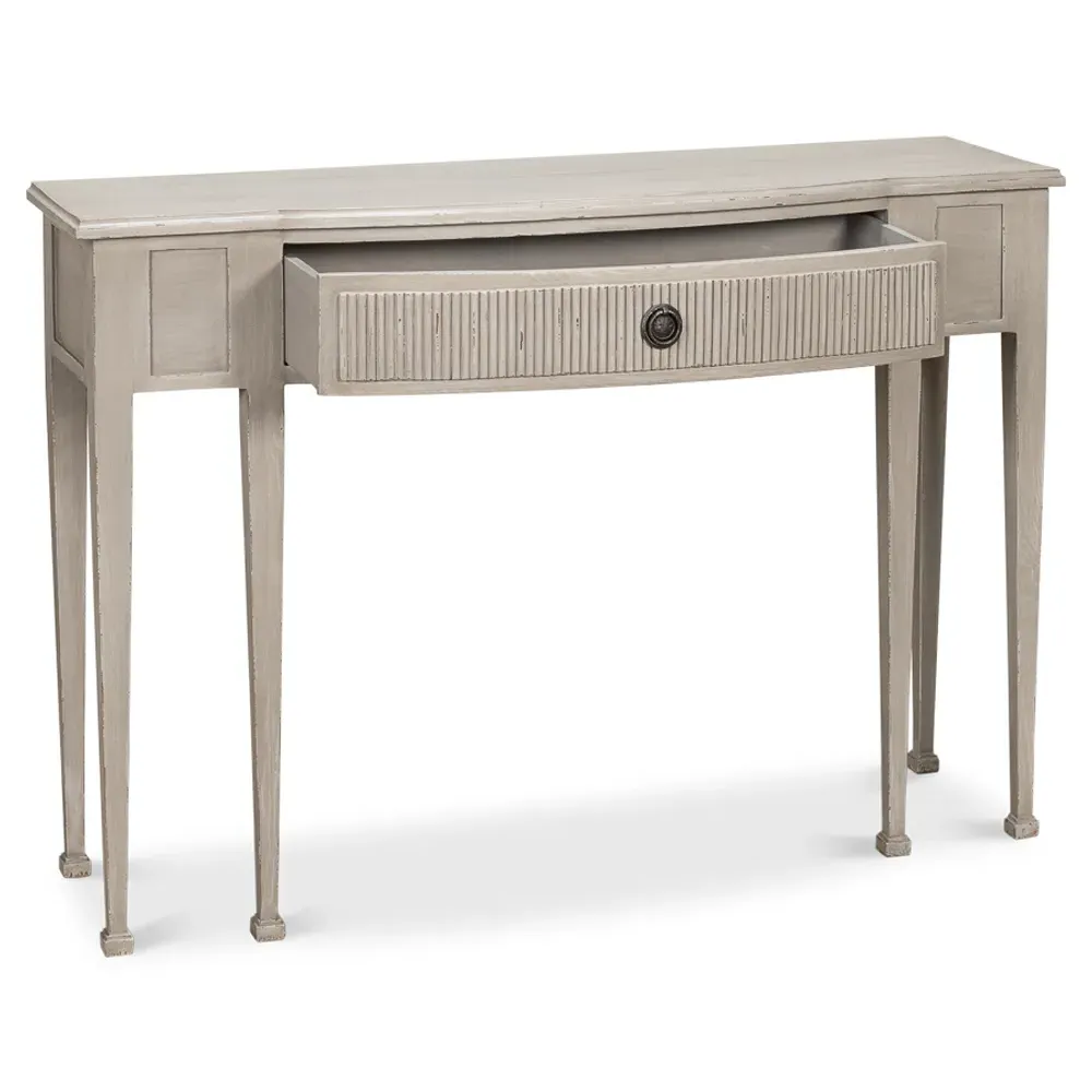 Darwin Console Table - Grey, Beechwood