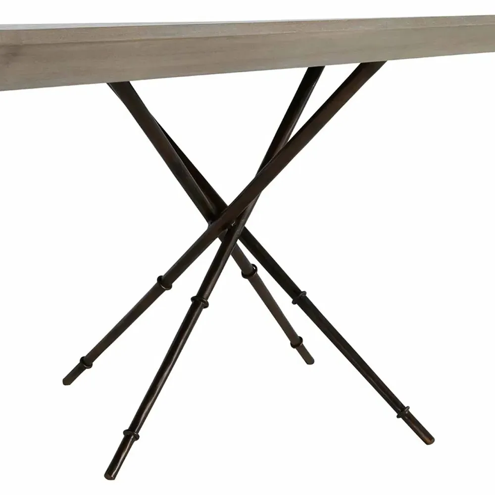 Davenport Rectangular Dining Table - Grey, Wood