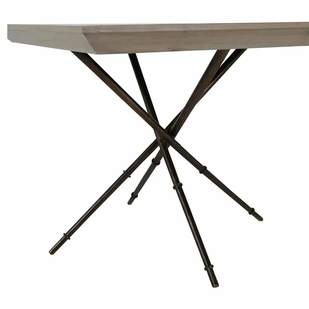 Davenport Rectangular Dining Table - Grey, Wood
