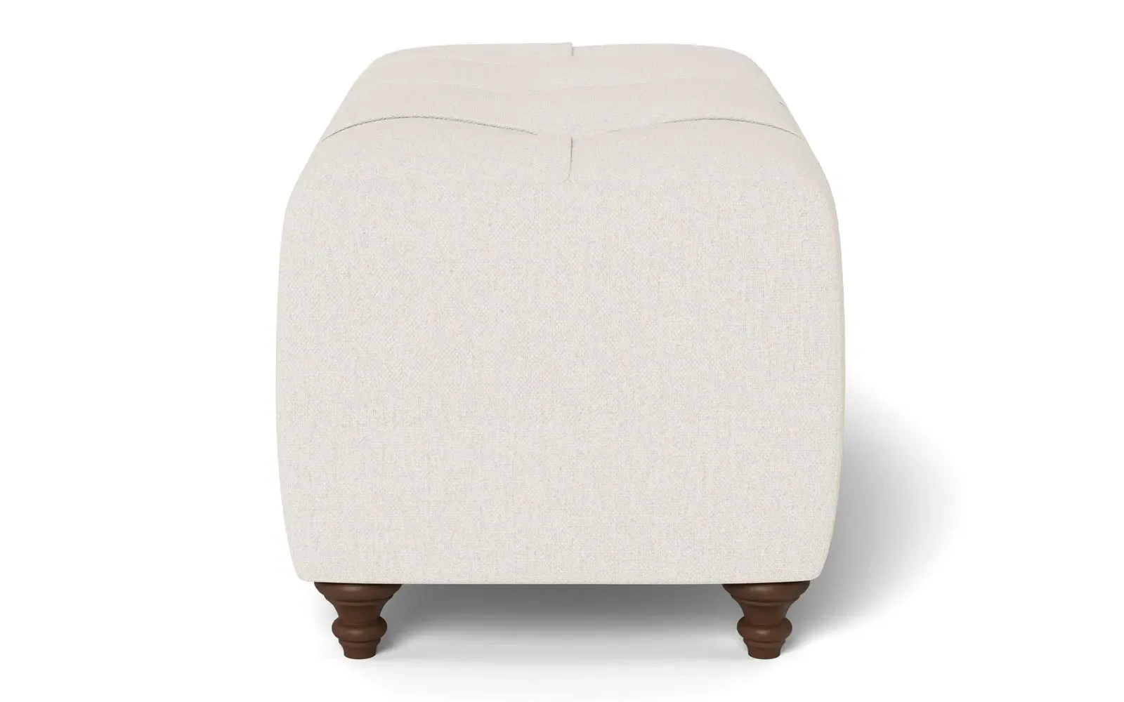 Davina Rectangular Ottoman - Mascarpone, Performance Basket Weave