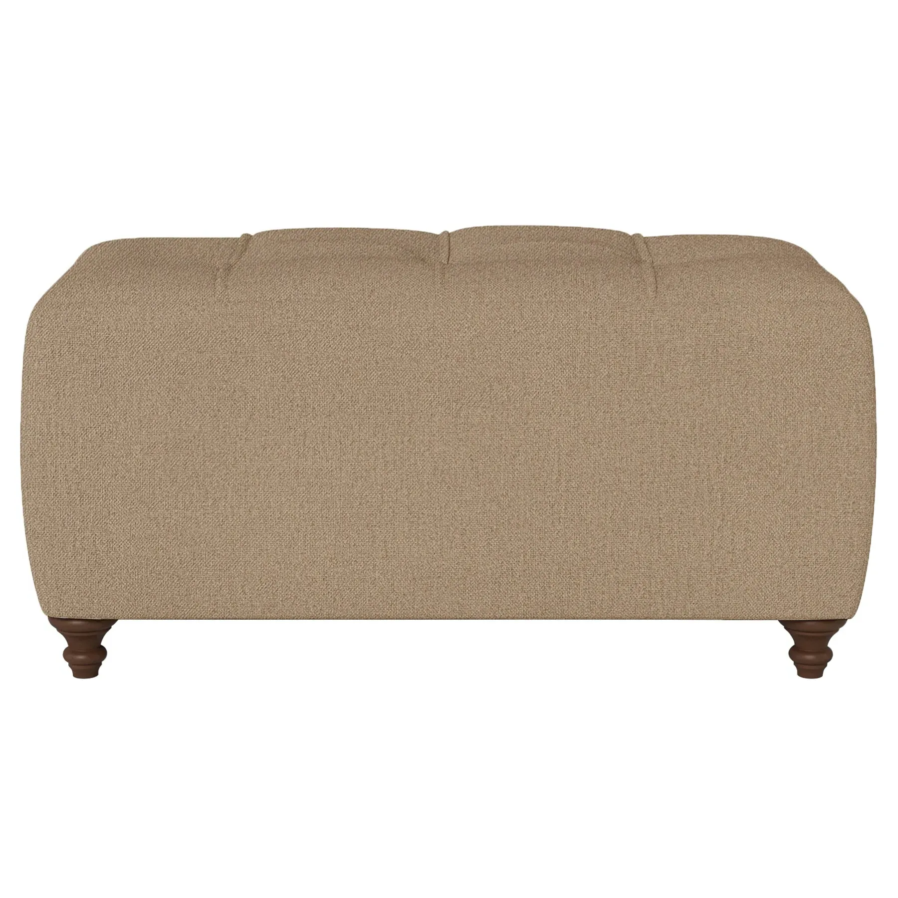 Davina Rectangular Ottoman - Sand Dune, Performance Velvet