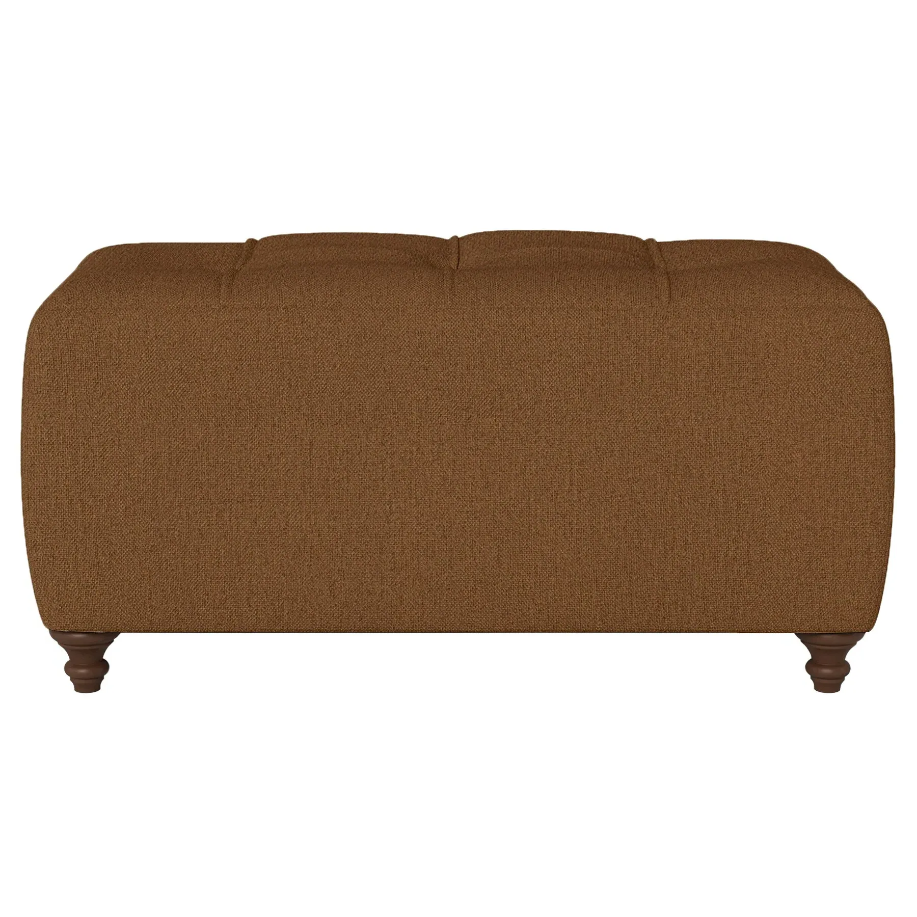 Davina Rectangular Ottoman - Spice, Performance Velvet