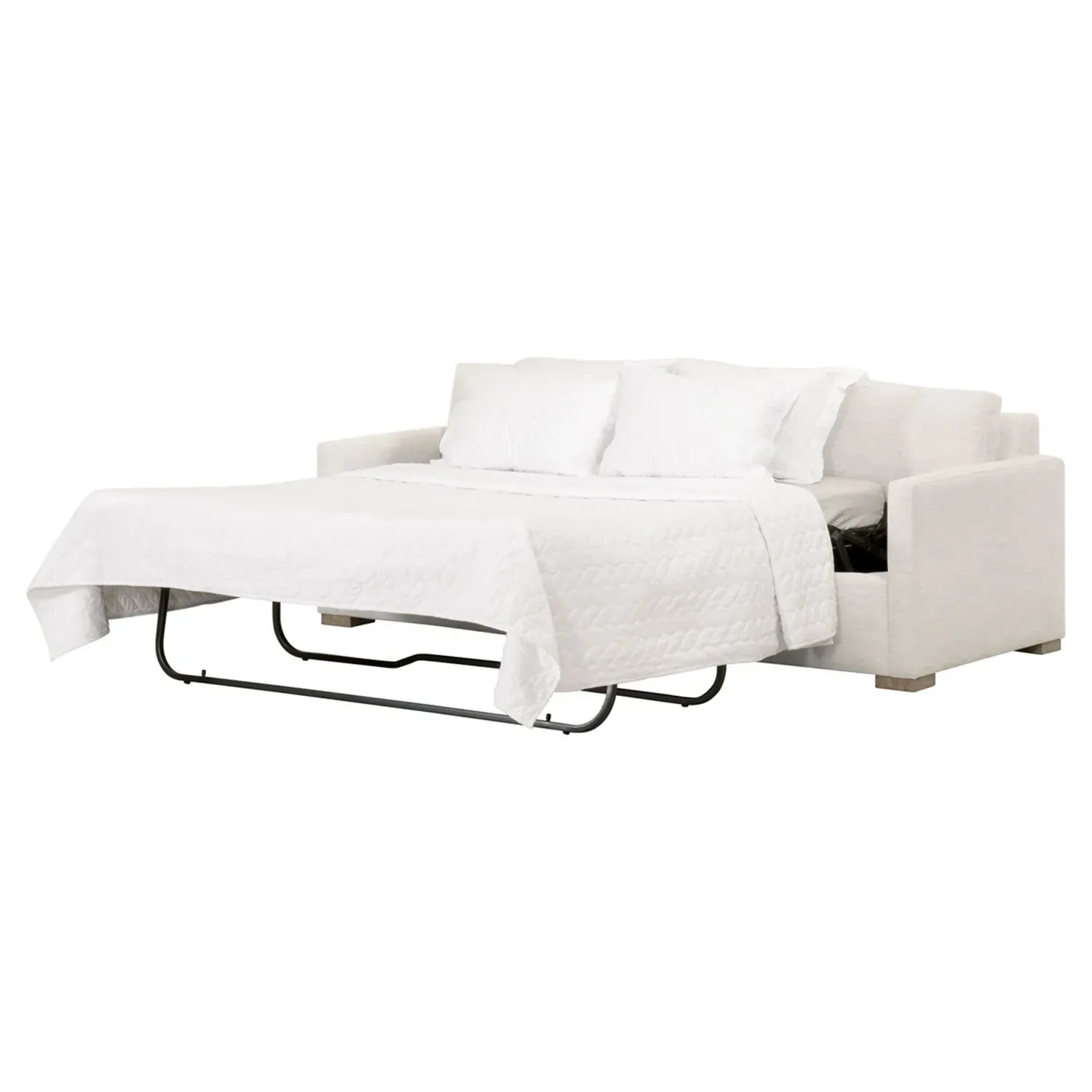 Davis Sleeper Sofa - White, Oak