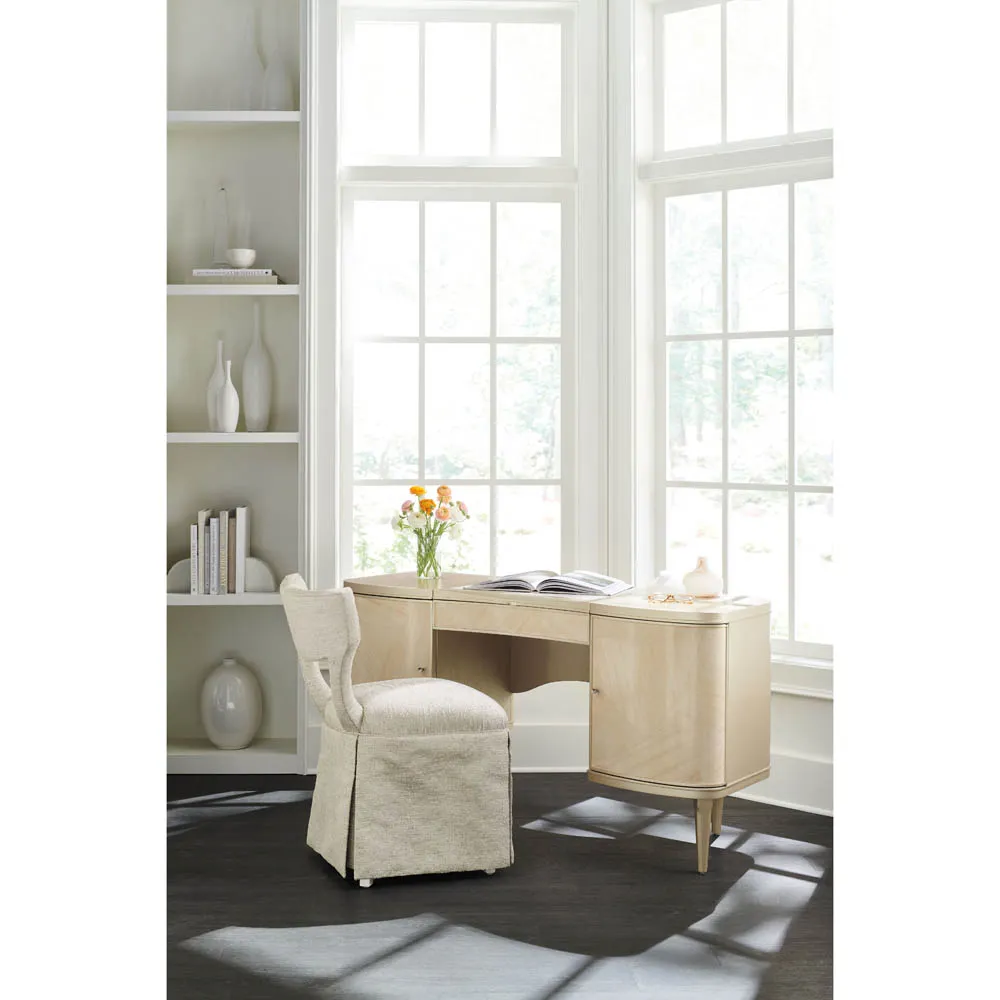 Daxton Vanity Desk - Champagne Pearl, Wood