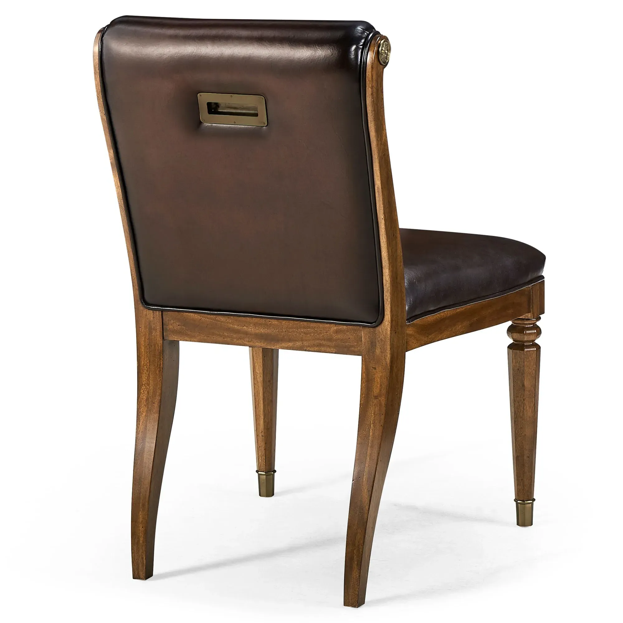 Dean Tufted Dining Chair - Brown, Mahogany