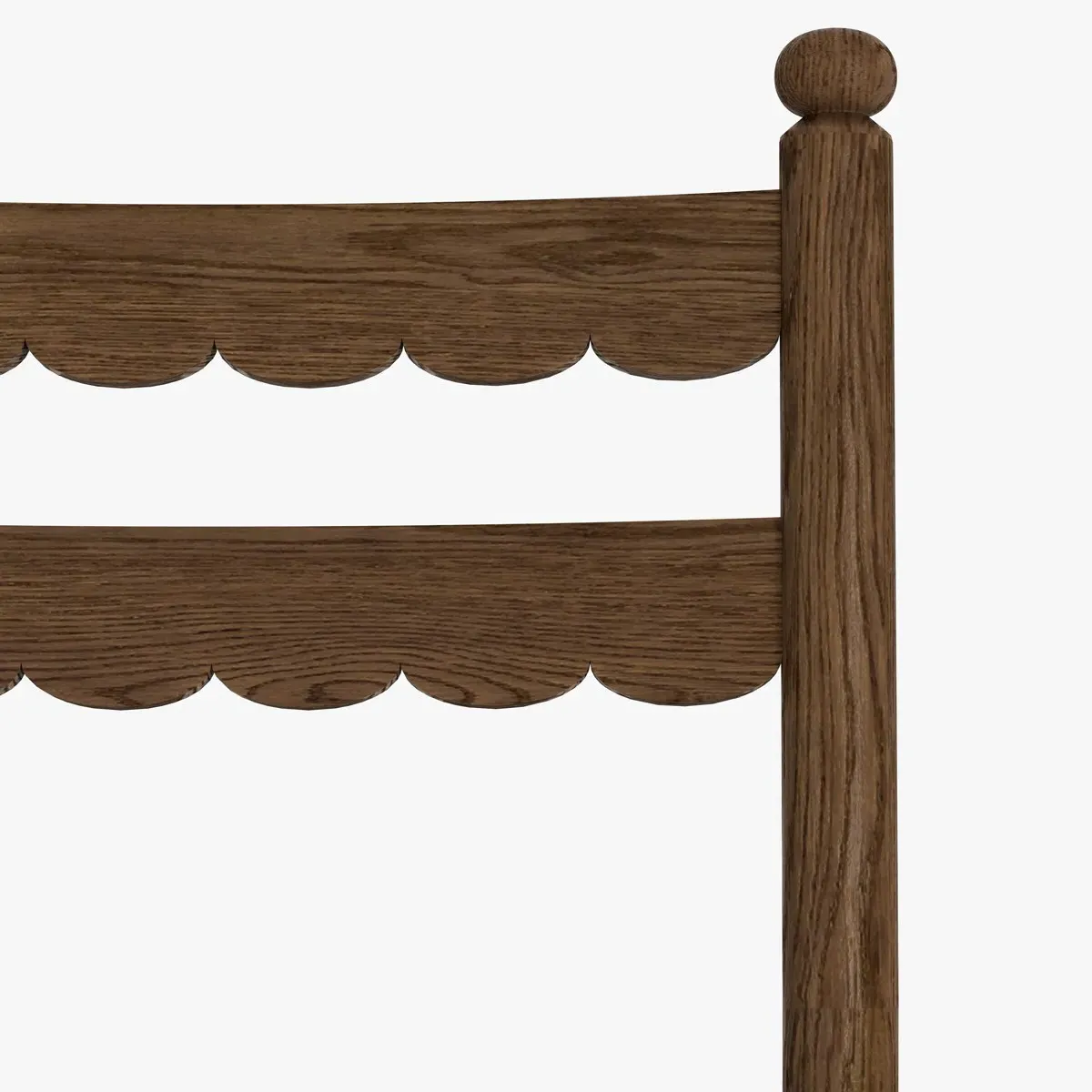 Declan Counter Stool - Dark Brown, Oak