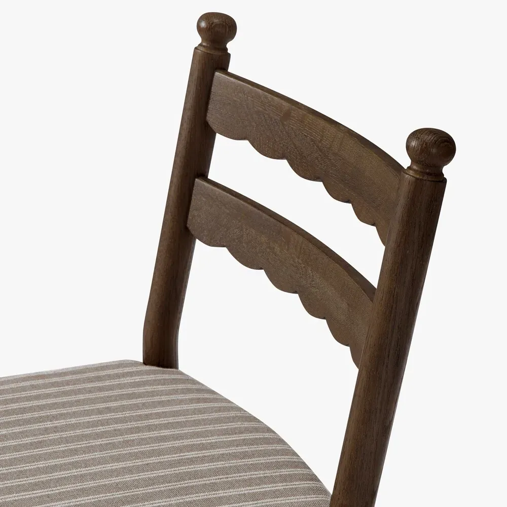 Declan Counter Stool - Dark Brown, Oak