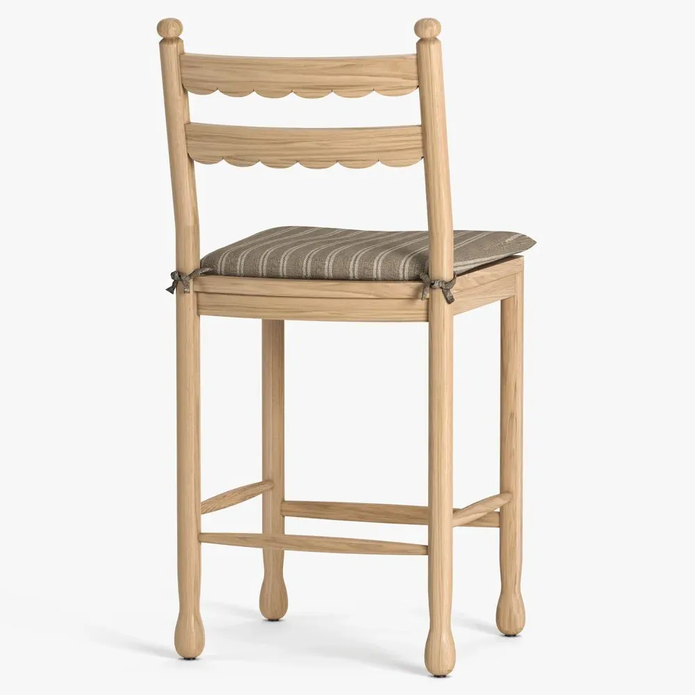 Declan Counter Stool - Light Brown, Oak