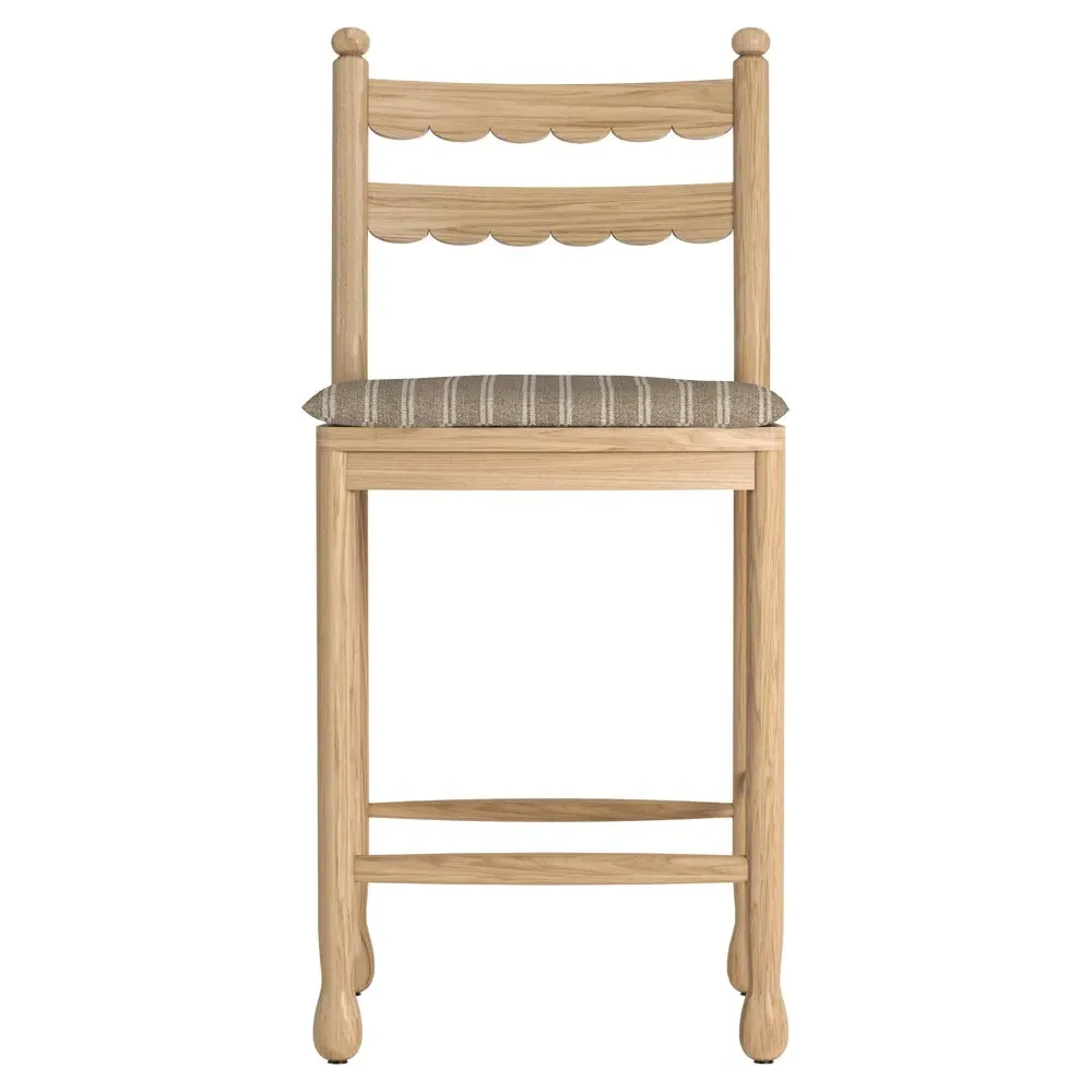 Declan Counter Stool - Light Brown, Oak