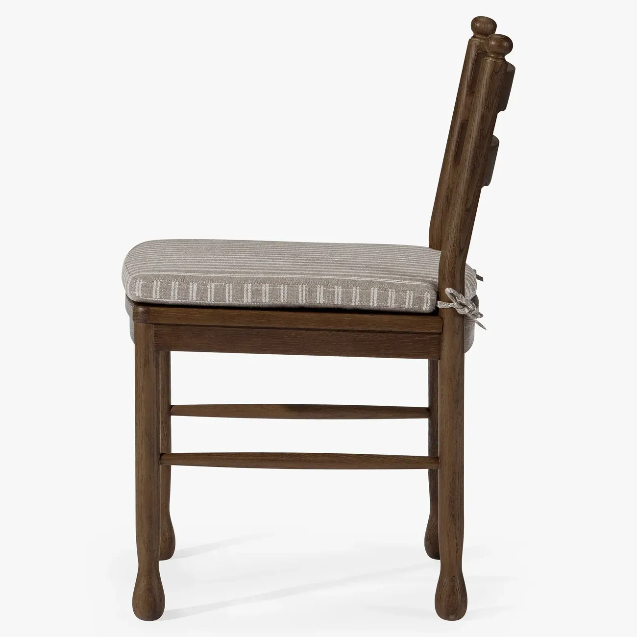 Declan Dining Chair Set of 2 - Dark Brown, Oak