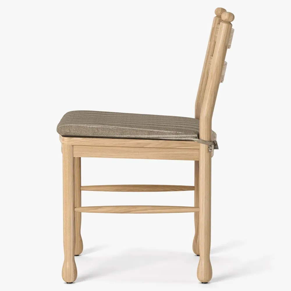 Declan Dining Chair Set of 2 - Light Brown, Oak