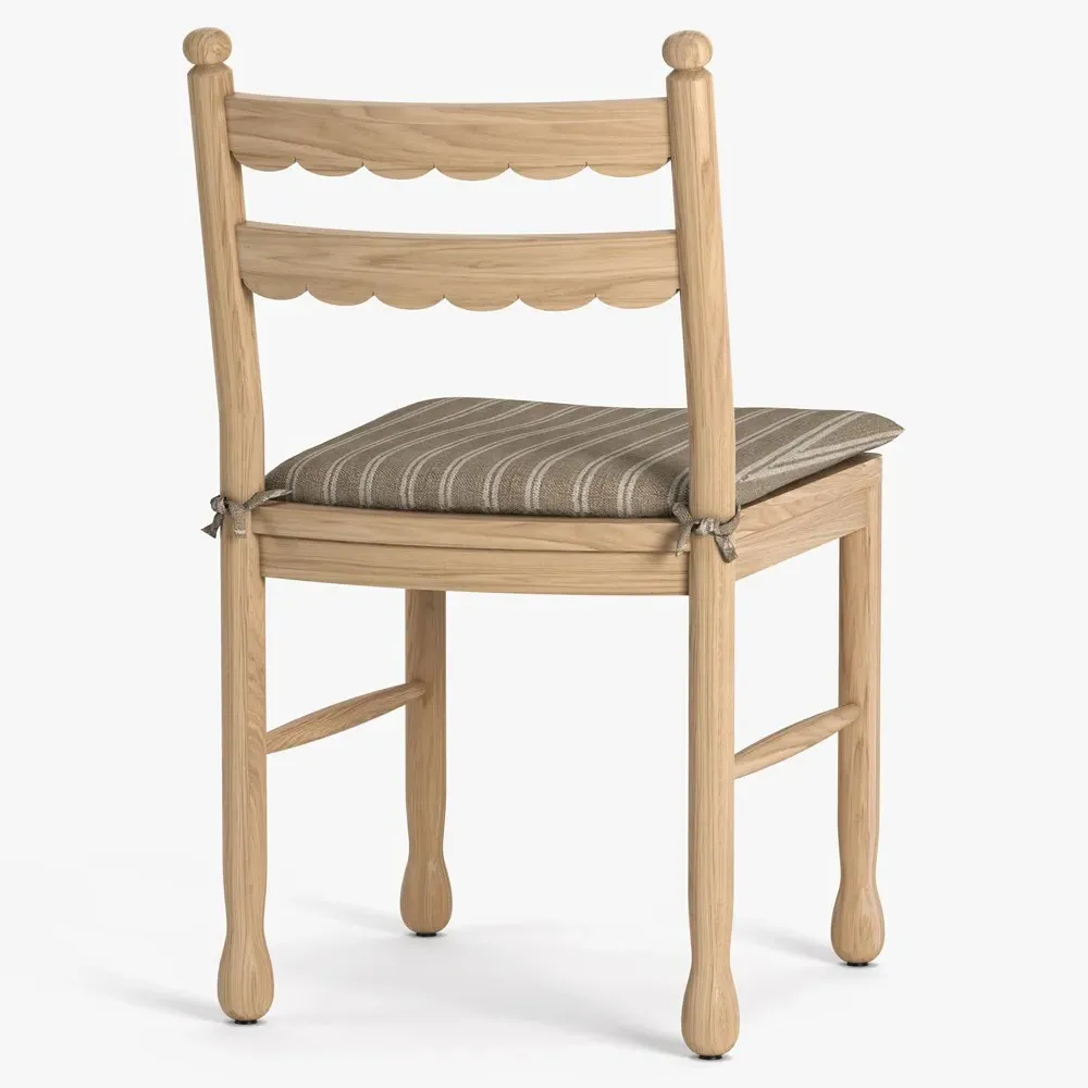 Declan Dining Chair Set of 2 - Light Brown, Oak