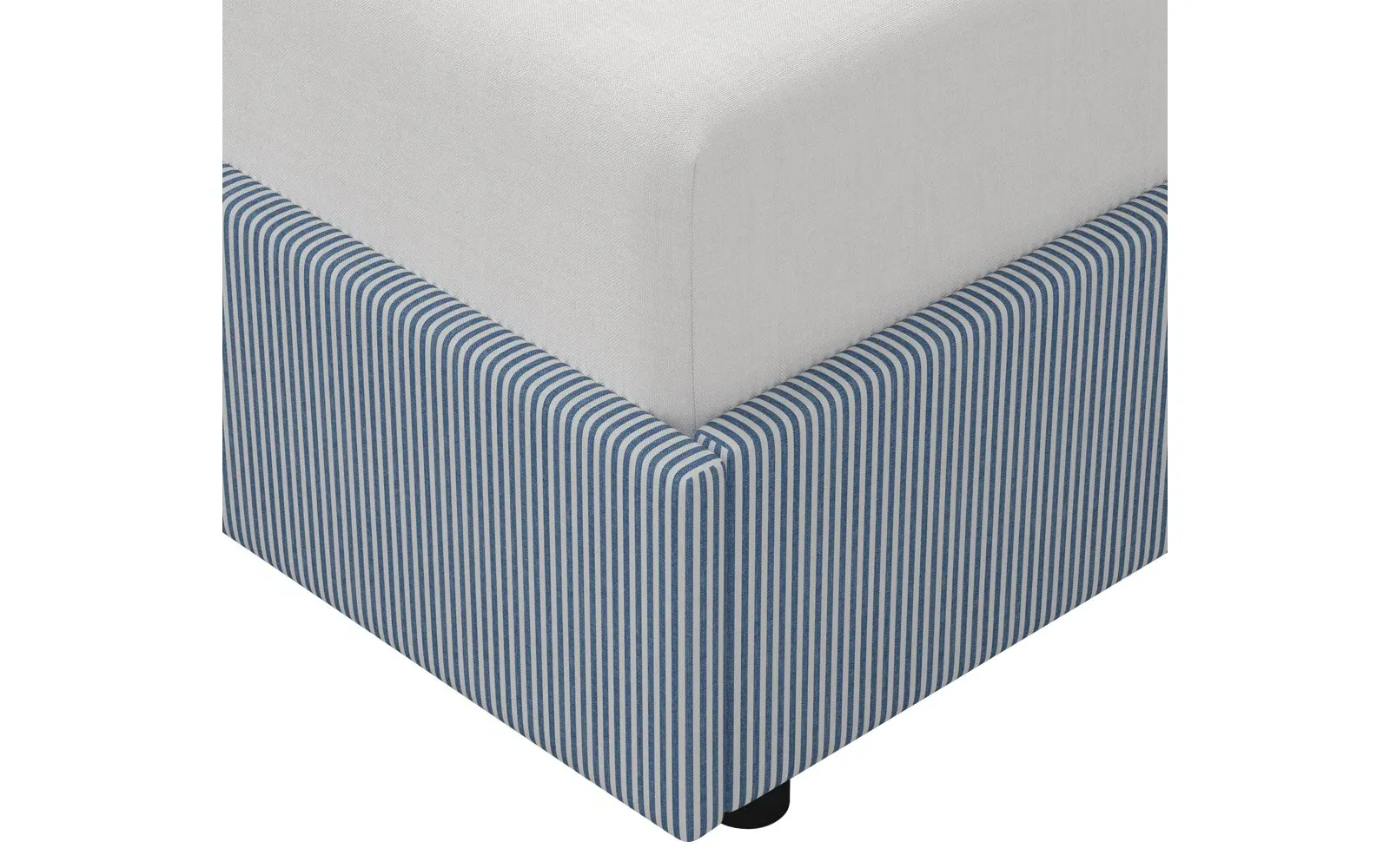 Delfina King Size Bed - Cambridge Blue, Cotton