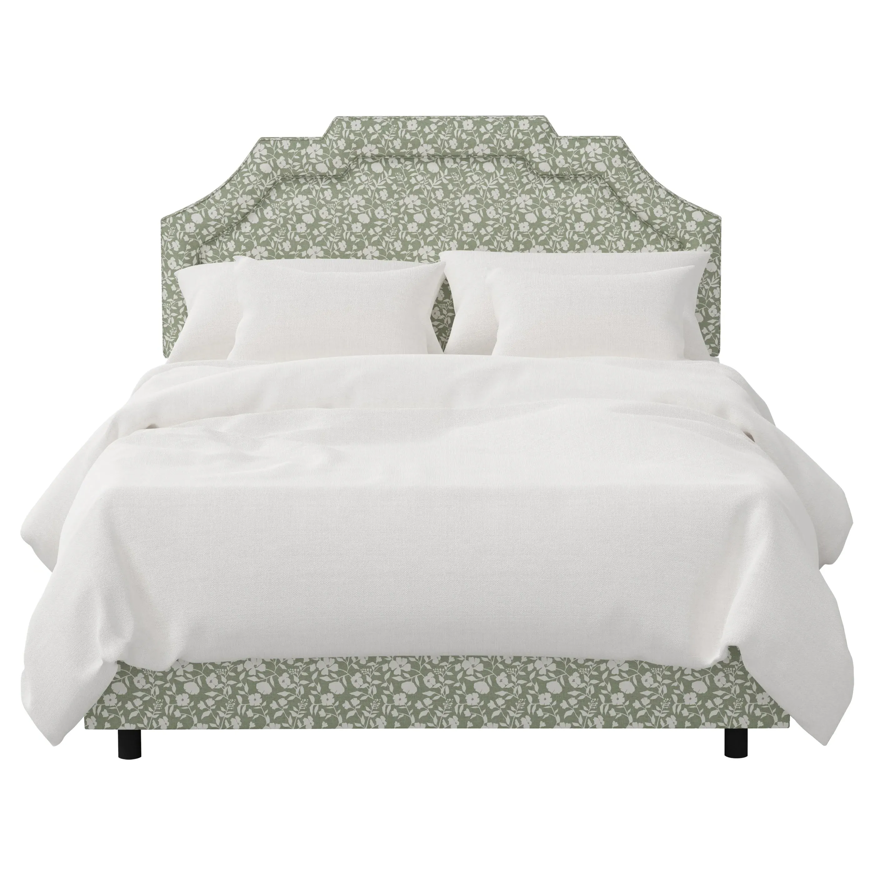 Delfina King Size Bed - English Meadow, Cotton