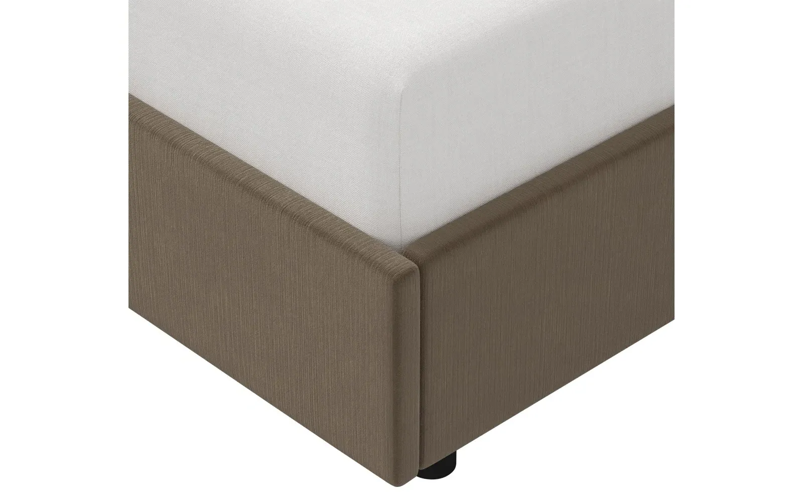 Delfina Queen Size Bed Frame - Portobello, Velvet