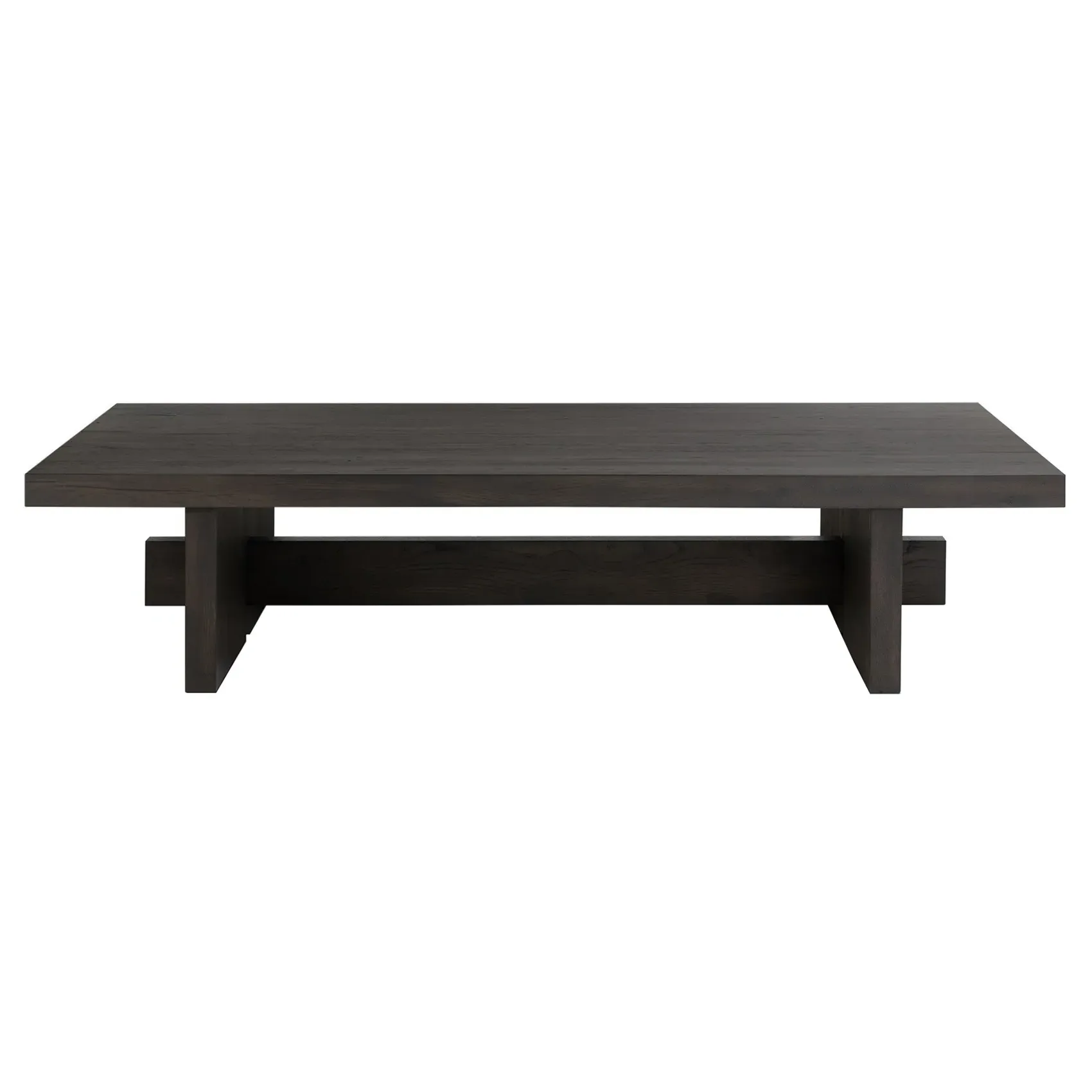 Delia Rectangular Coffee Table - Black, Oak image