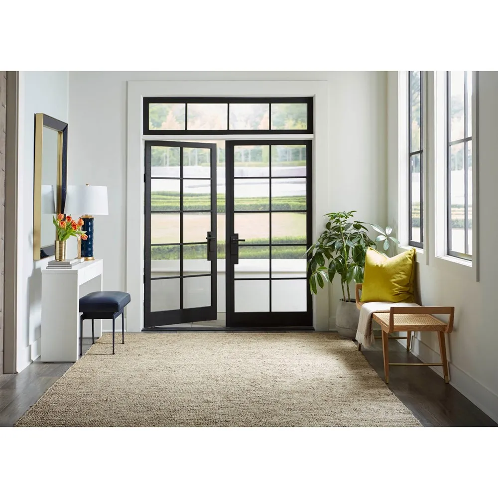 Delon Woven Cane Entryway Bench - Natural, Oak