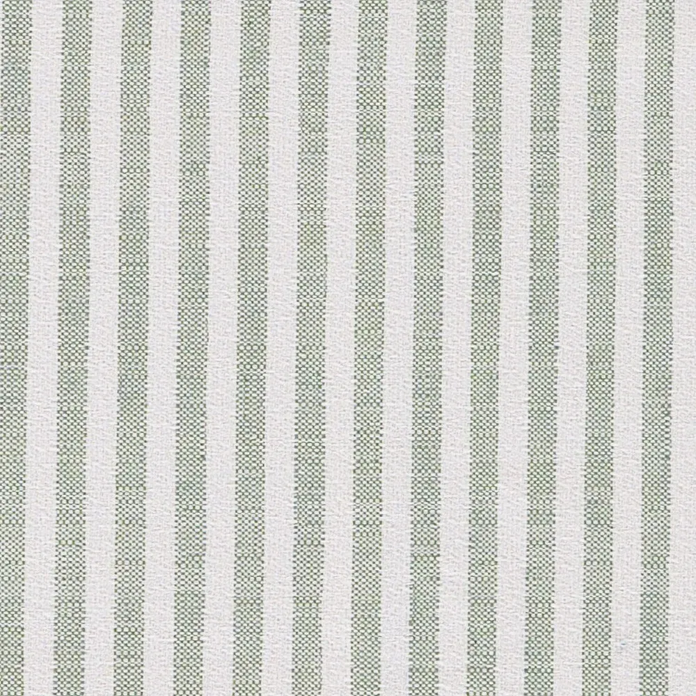 Delphine Scalloped Outdoor Chaise - Green Striped, Aluminum