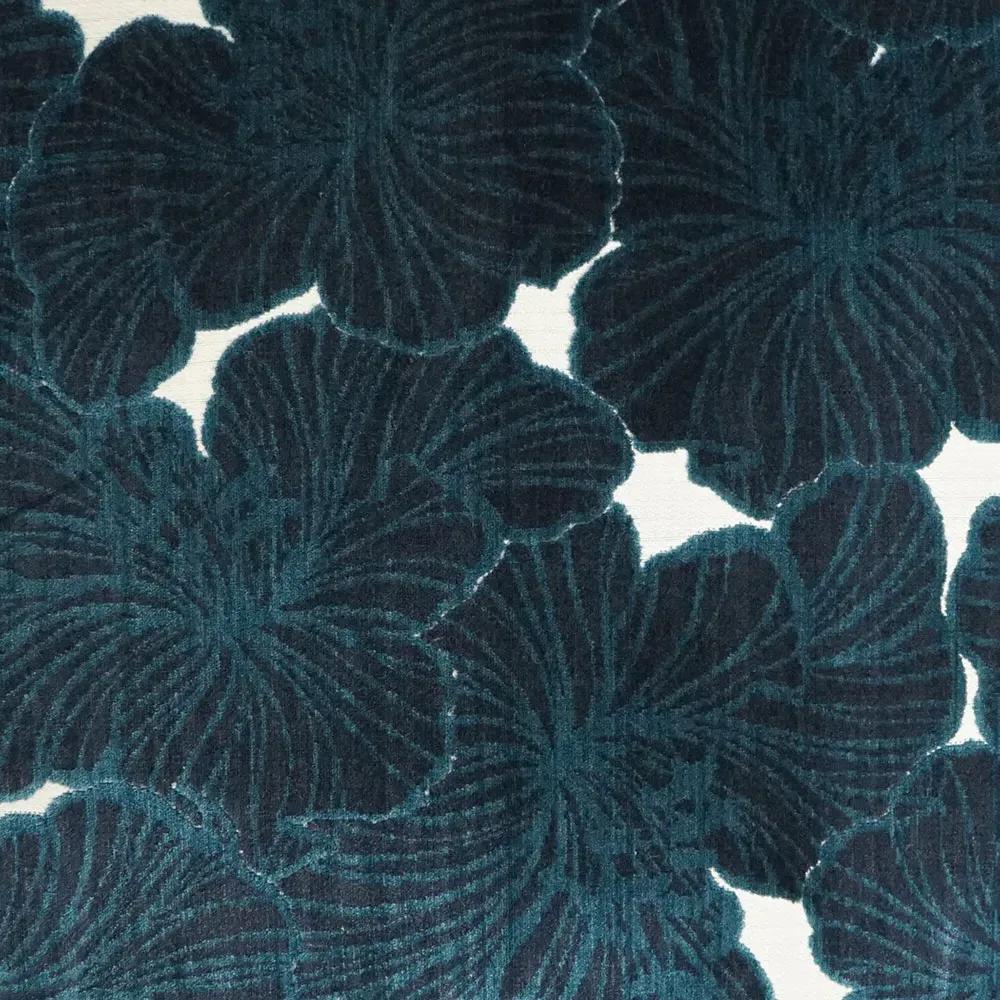 Demetria 24x24 Throw Pillow - Blue, Viscose