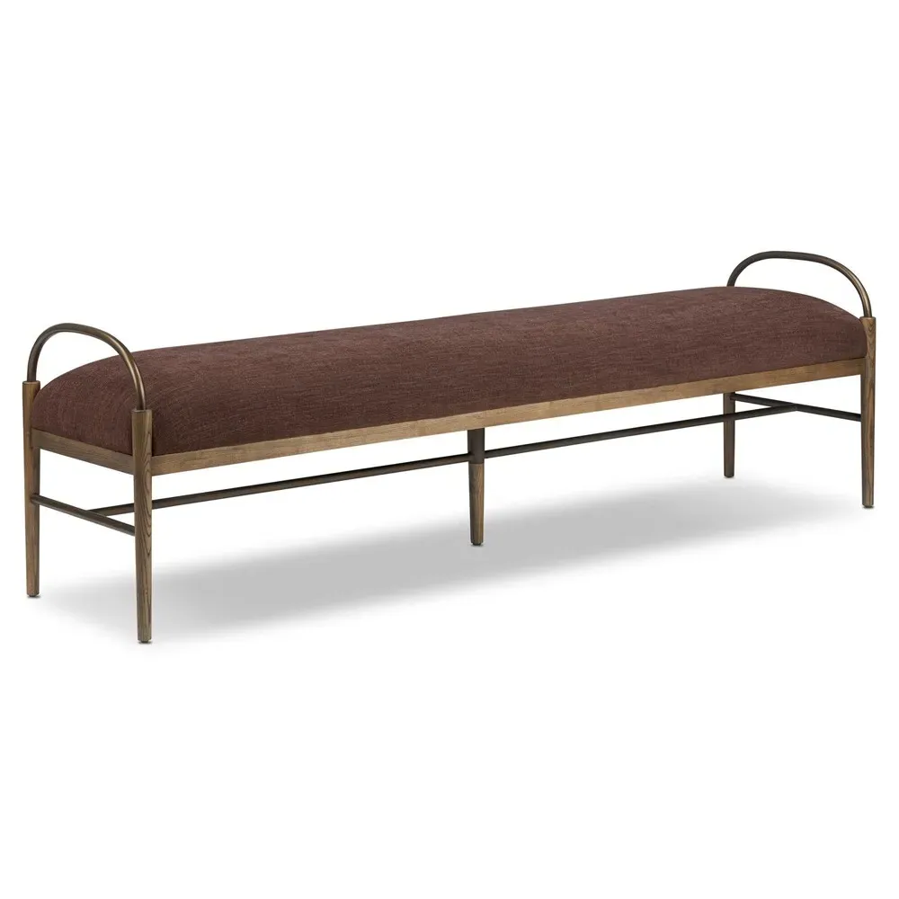 Demi Accent Bench - Laughlin Plum, Velvet