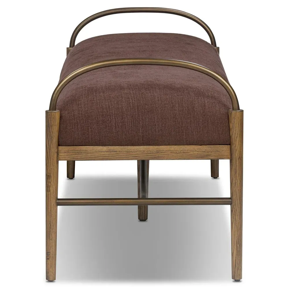 Demi Accent Bench - Laughlin Plum, Velvet