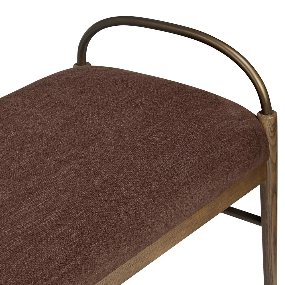 Demi Accent Bench - Laughlin Plum, Velvet