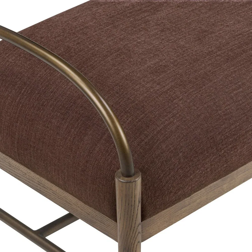 Demi Accent Bench - Laughlin Plum, Velvet