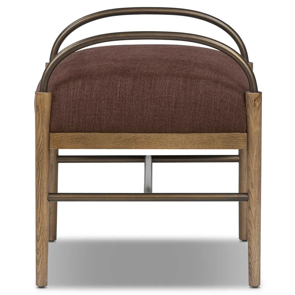 Demi Accent Stool - Laughlin Plum, Velvet