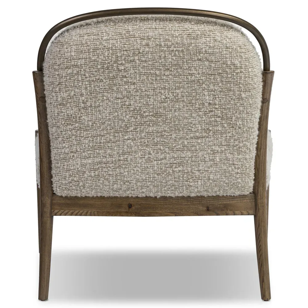 Demi Ivan Stone Boucle Chair - Beige, Ash