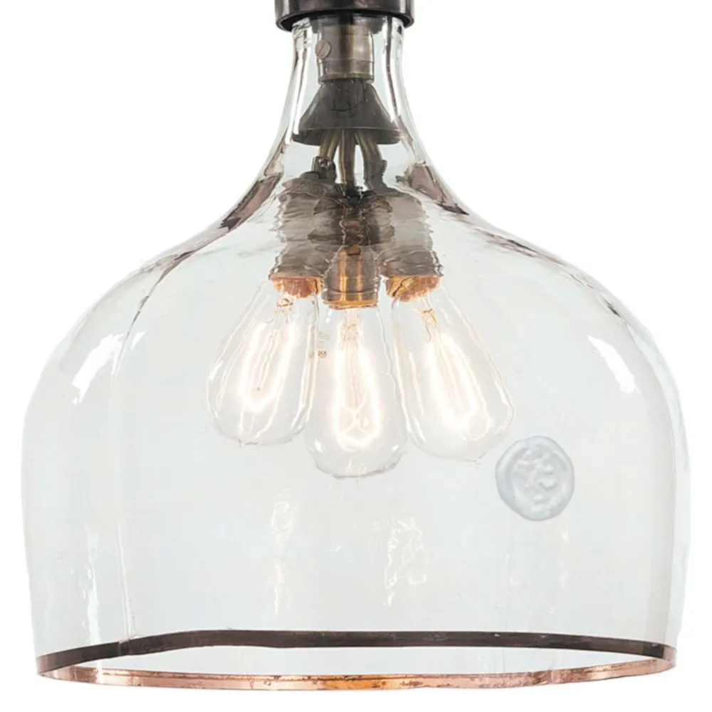 Demi John Large Pendant Light - Brown, Jute Rope