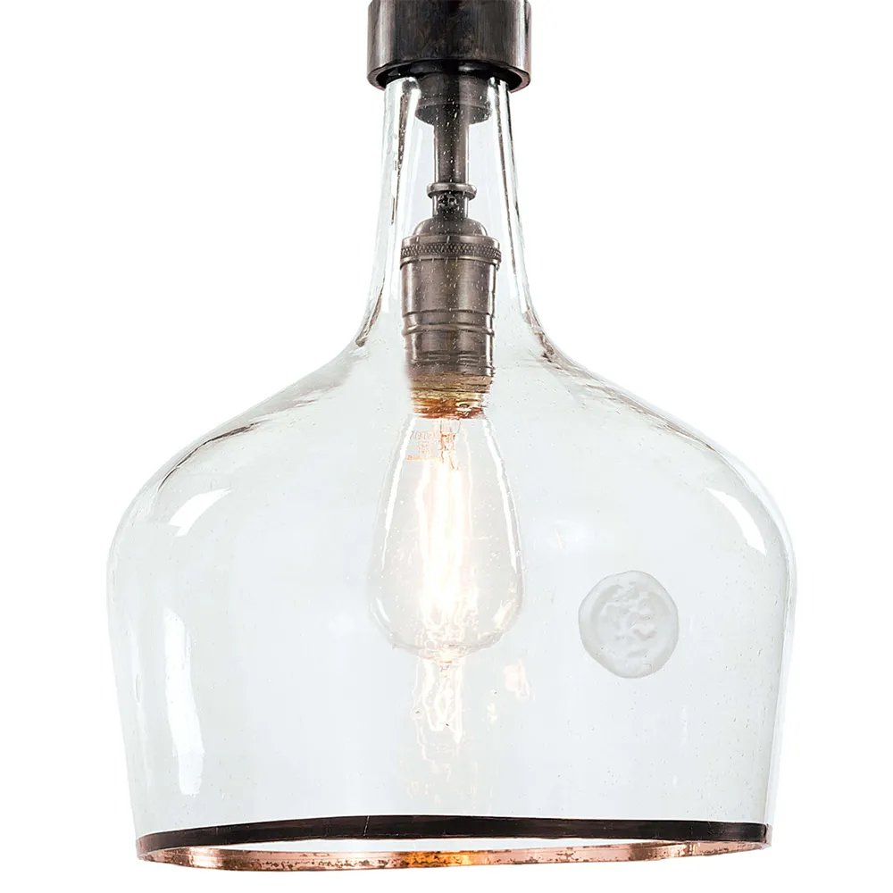 Demi John Small Pendant Light - Brown, Jute Rope