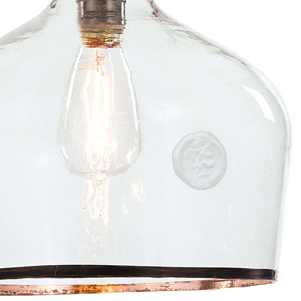 Demi John Small Pendant Light - Brown, Jute Rope