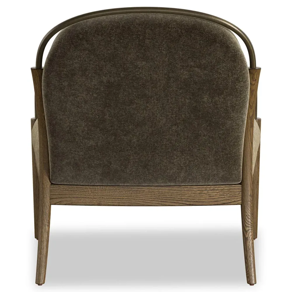 Demi Malmo Accent Chair - Olive, Velvet