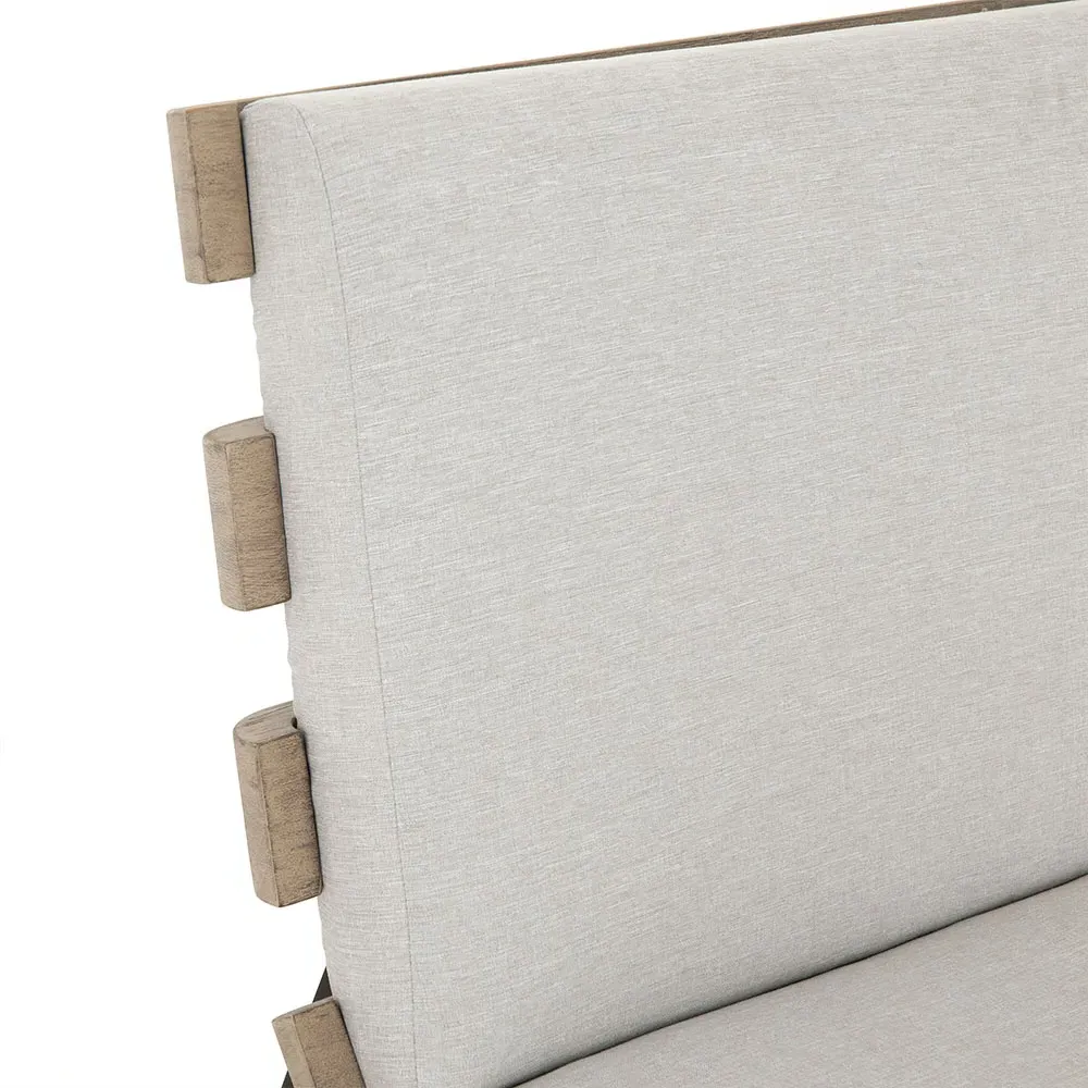 Demi Outdoor Lounge Chair - Grey, Teak