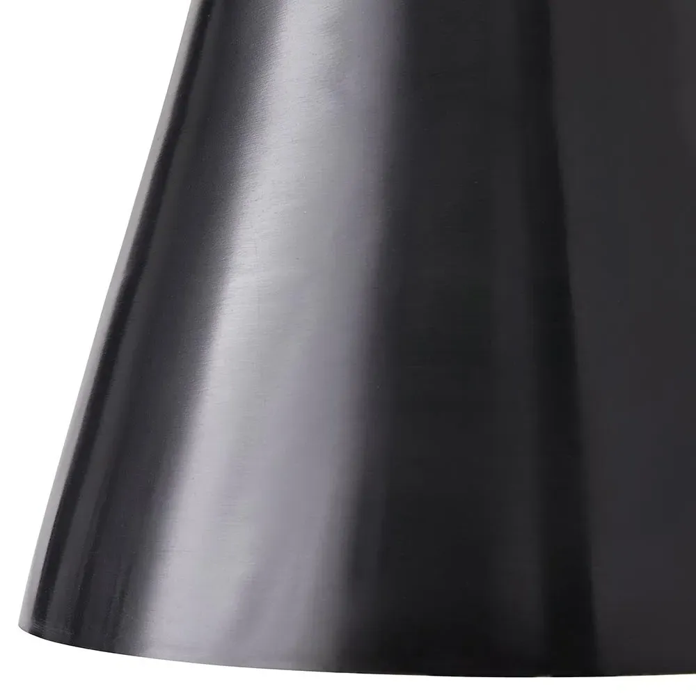 Denali Regency Accent Table - White Marble, Black Aluminum