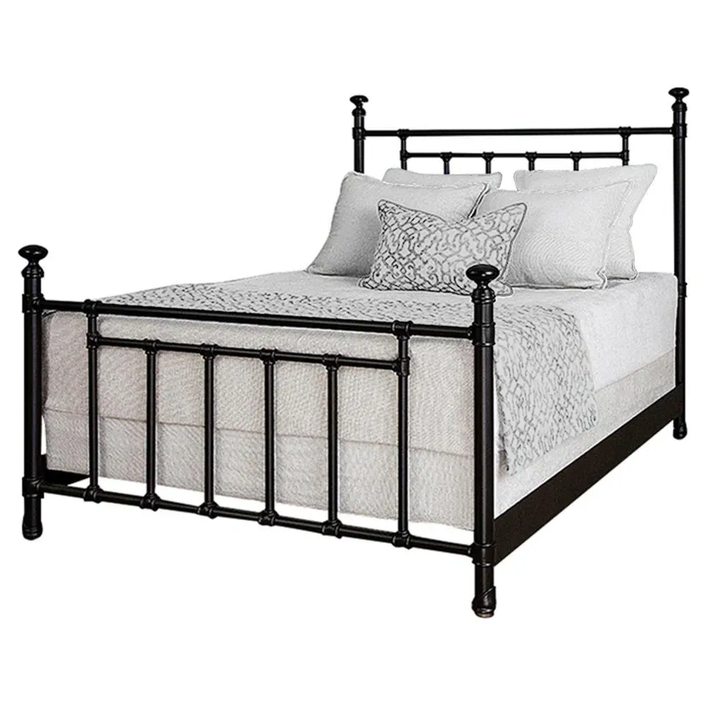 Denise Queen Size Bed Frame - Black, Iron image