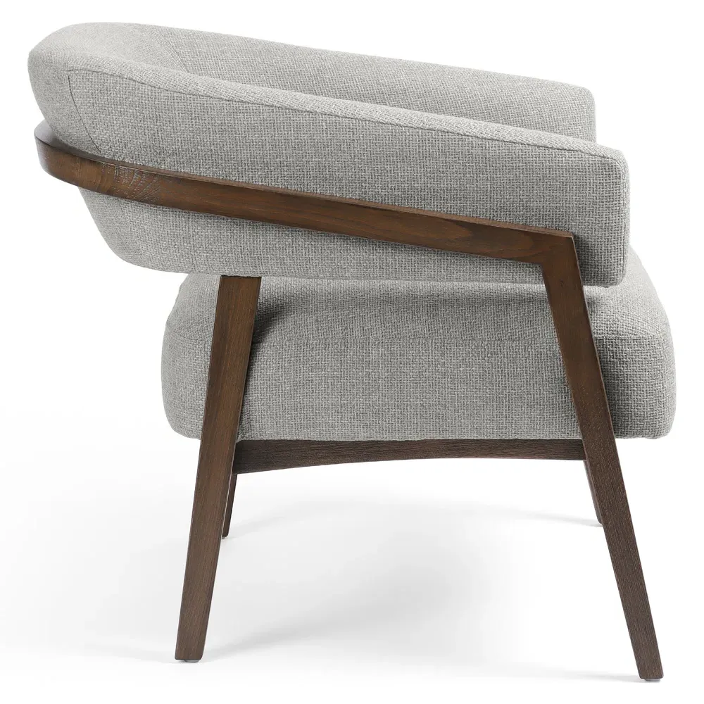 Dennis Barrel Chair - Grey, Nettlewood