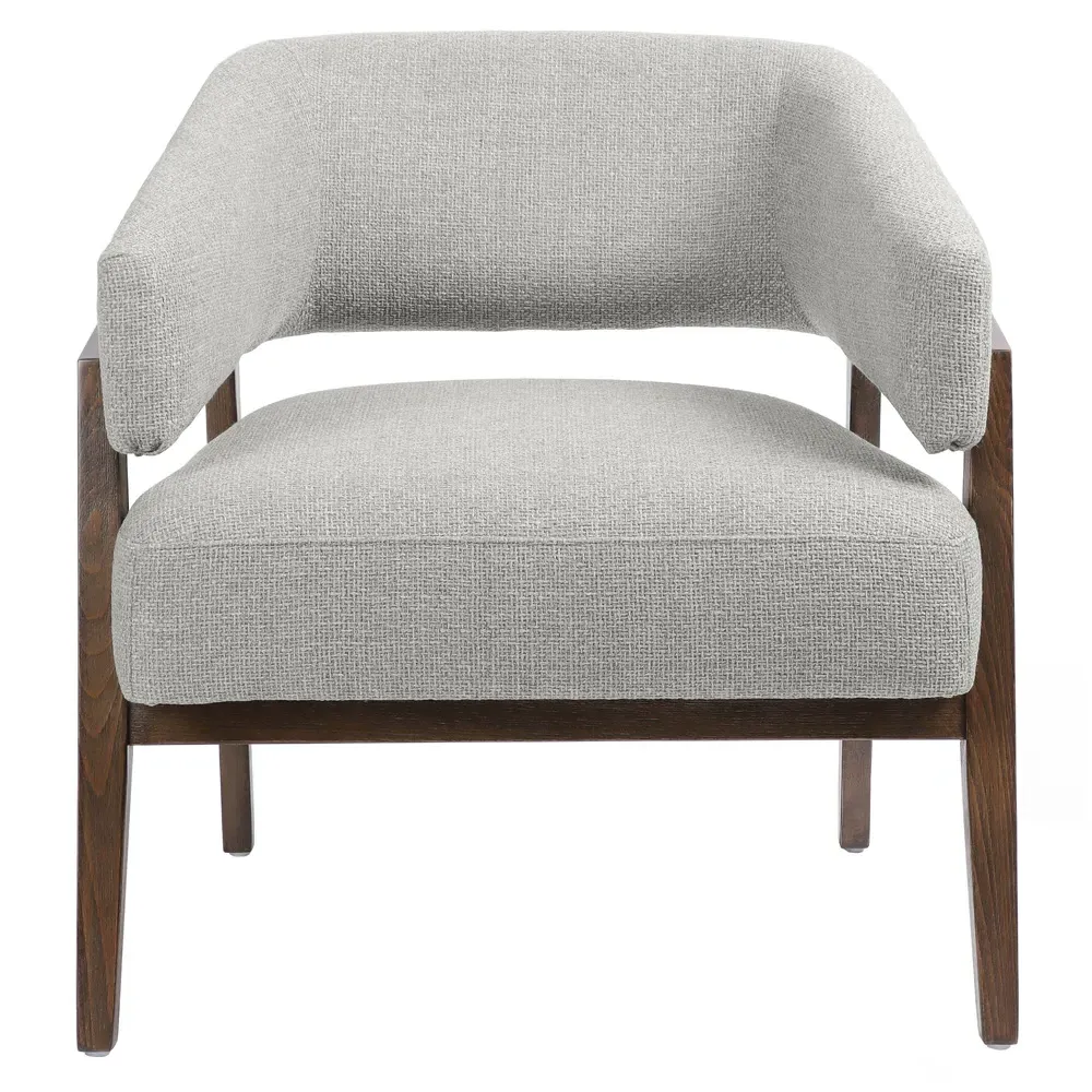 Dennis Barrel Chair - Grey, Nettlewood image
