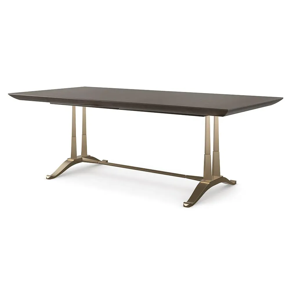 Derek Extendable Dining Table - Black, Wood