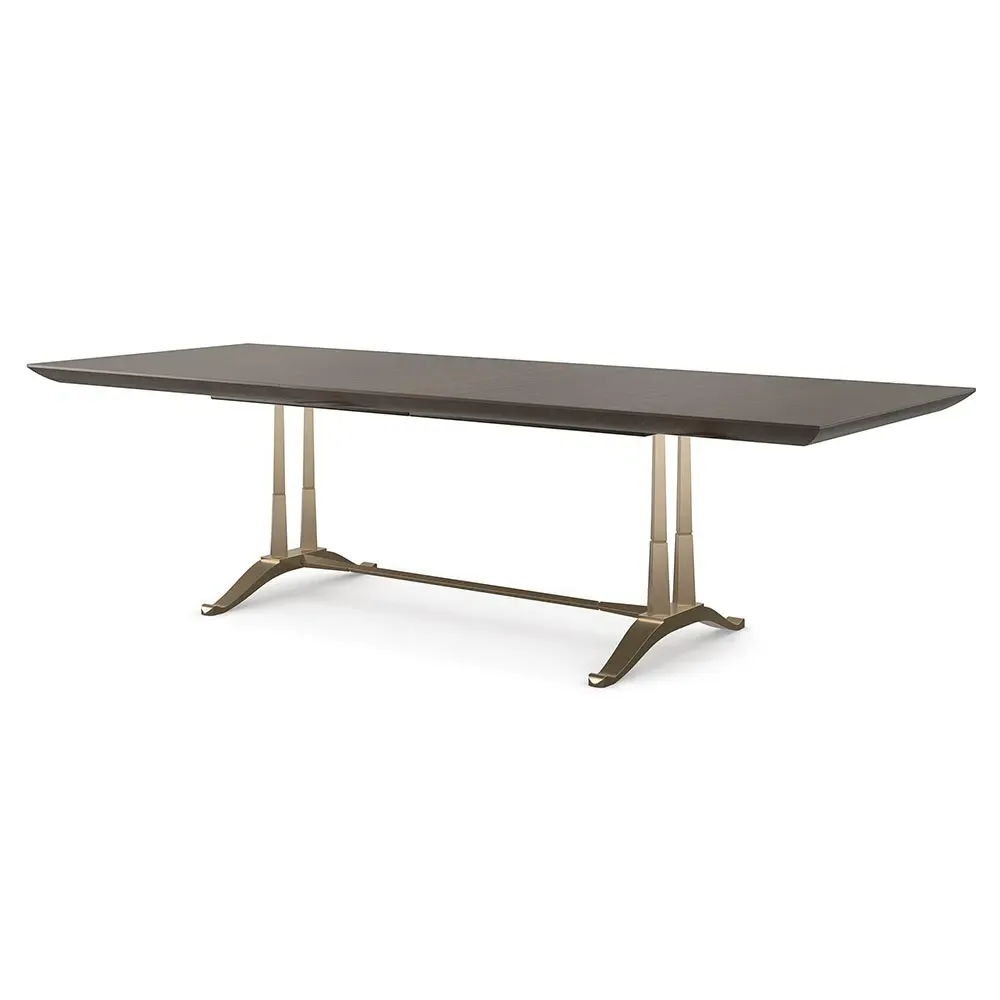 Derek Extendable Dining Table - Black, Wood