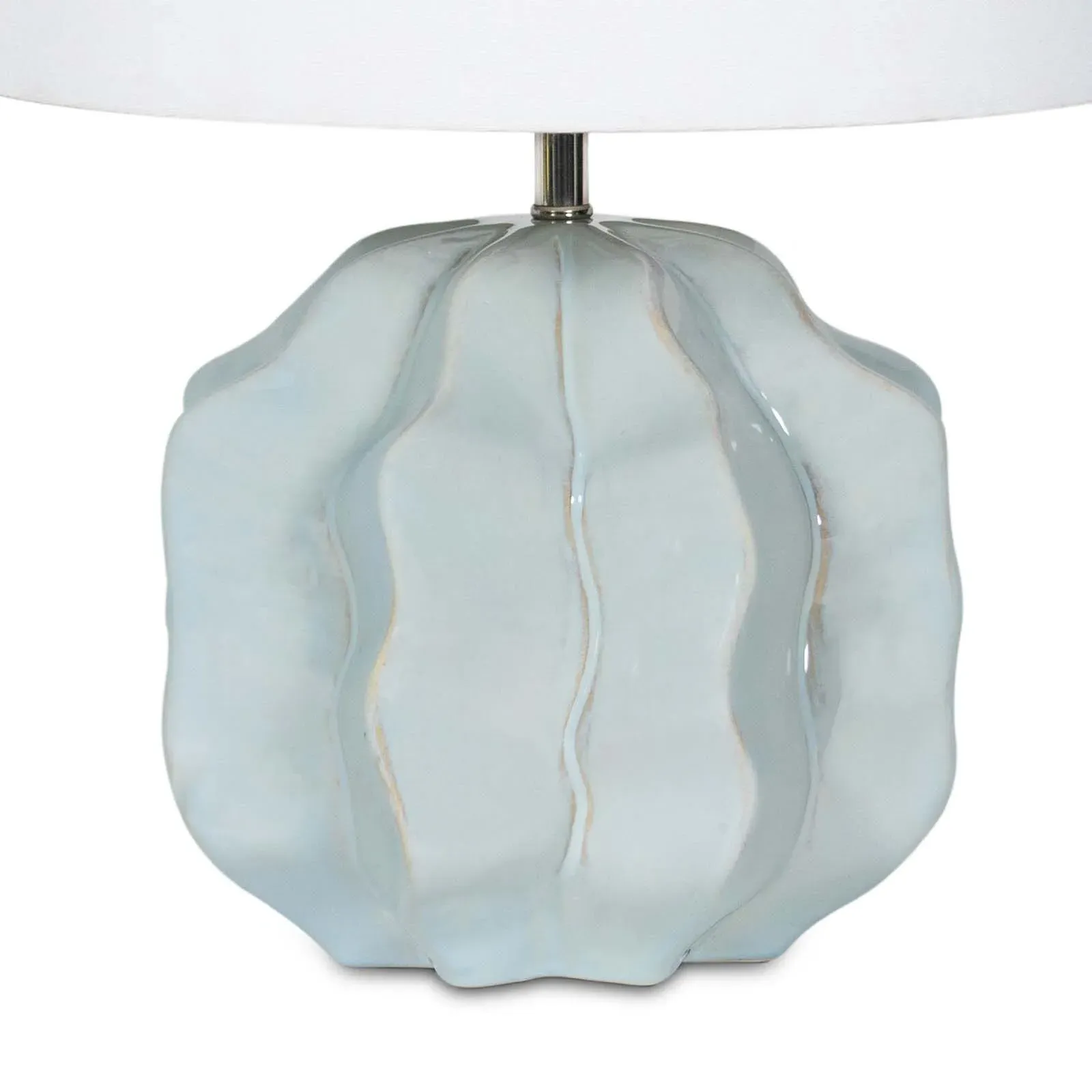 Destin Mini Table Lamp - Spa Blue, Ceramic