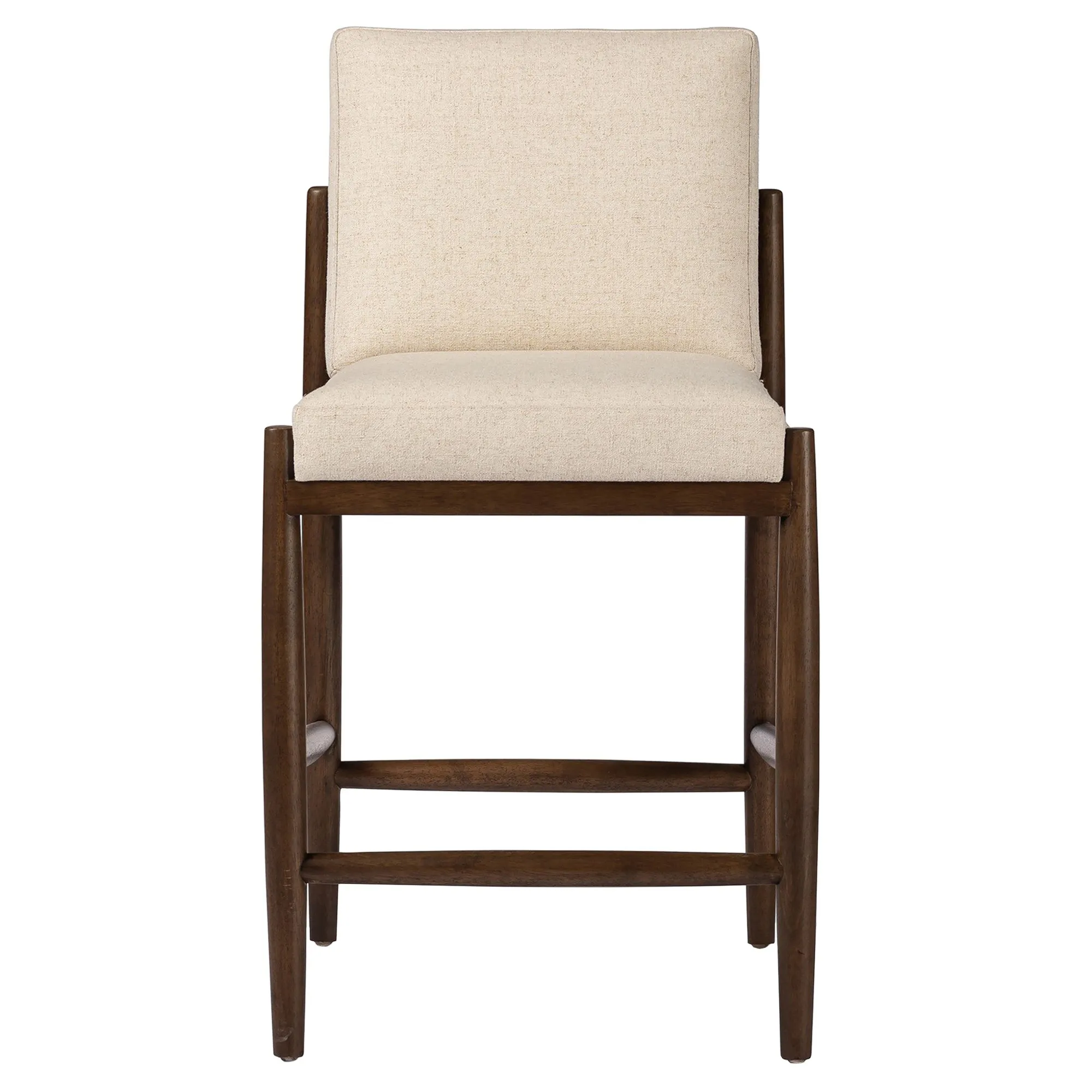 Dexter Woven Cane Counter Stool - Cream, Parawood