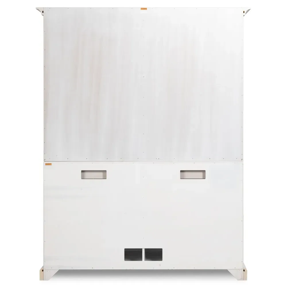 Diana Pine Wood Hutch - White