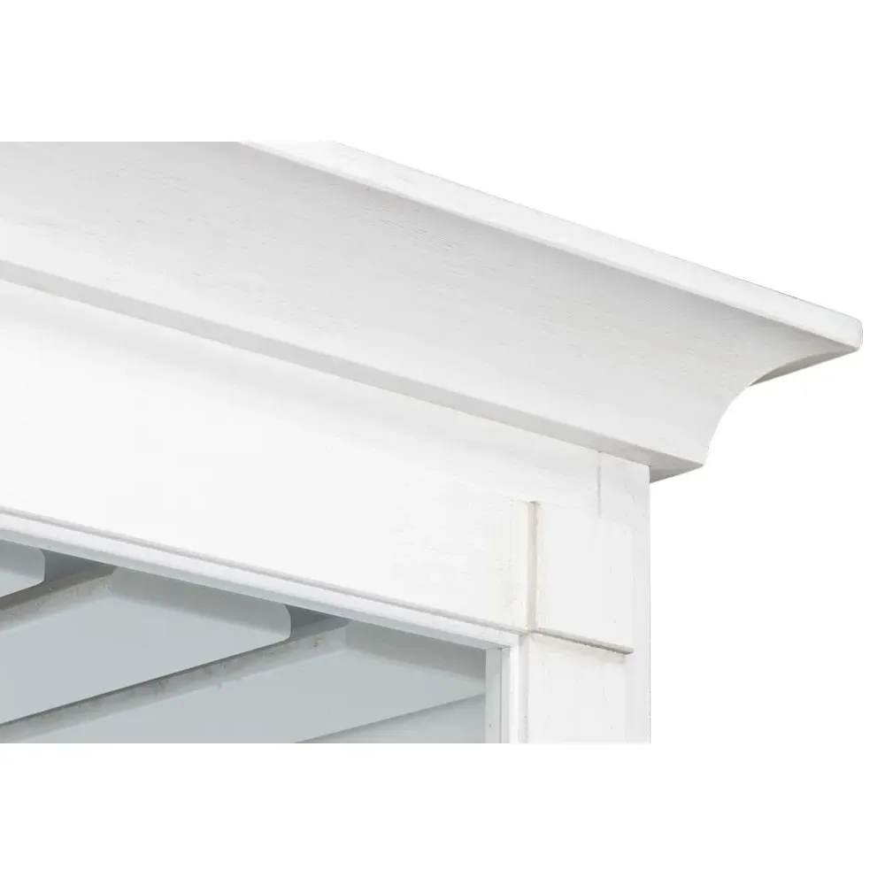 Diana Pine Wood Hutch - White