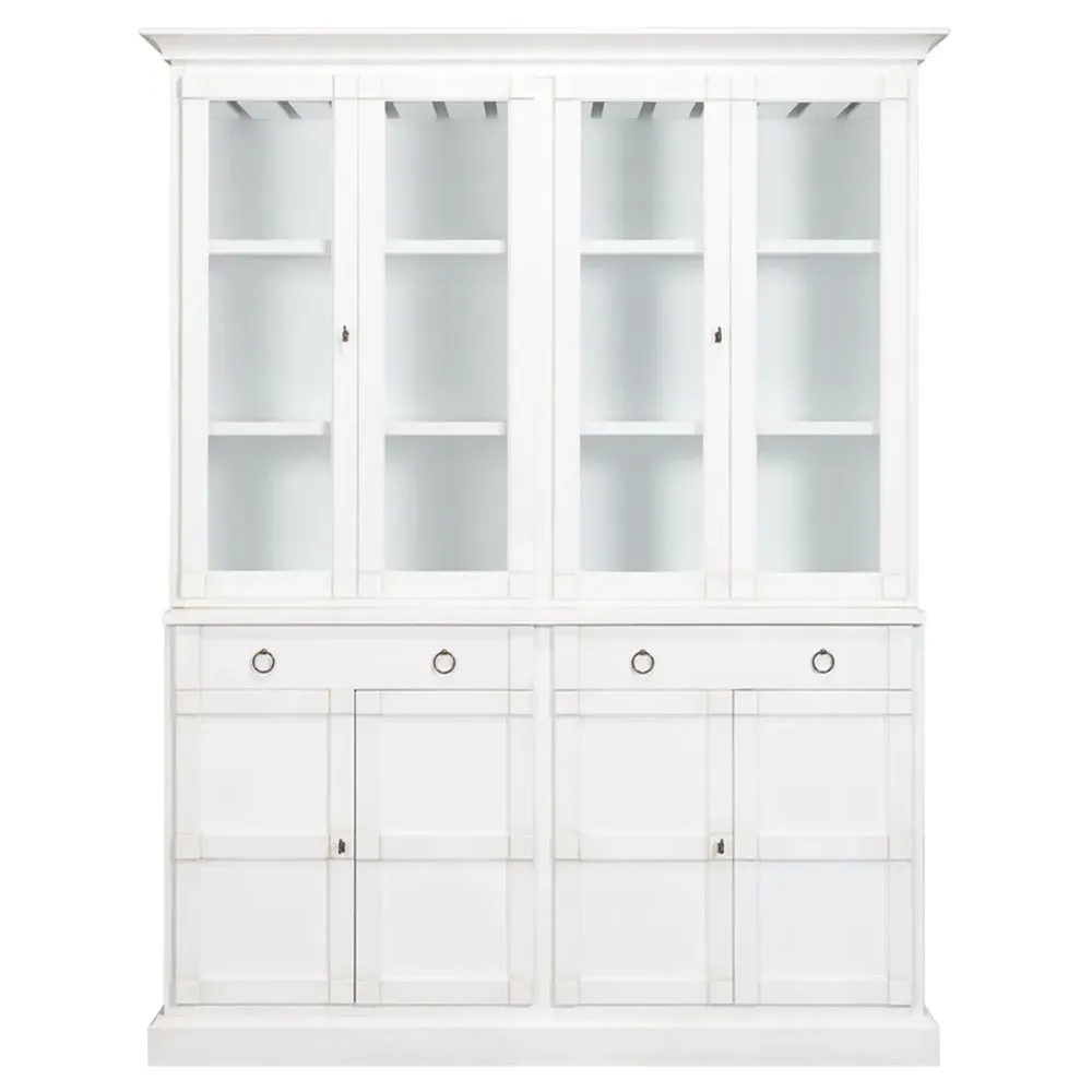 Diana Pine Wood Hutch - White
