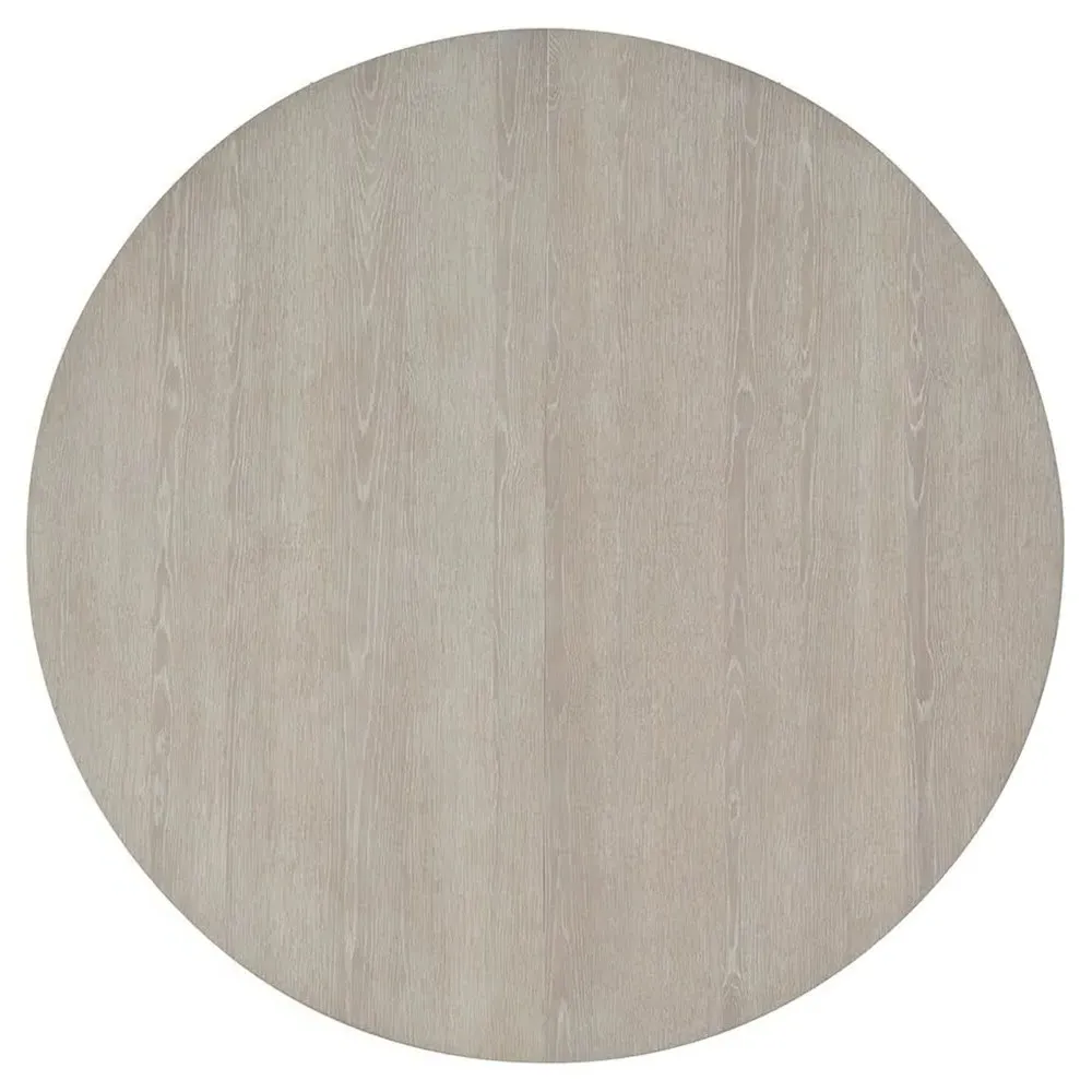 Diana Round Extendable Dining Table - White, Oak