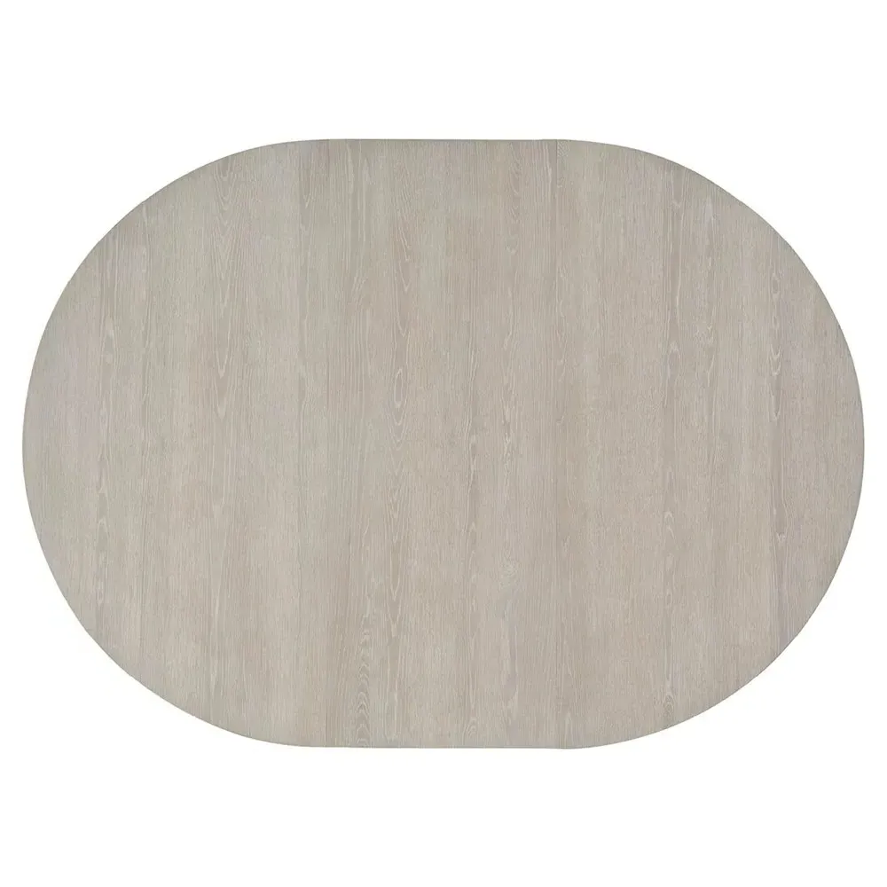 Diana Round Extendable Dining Table - White, Oak