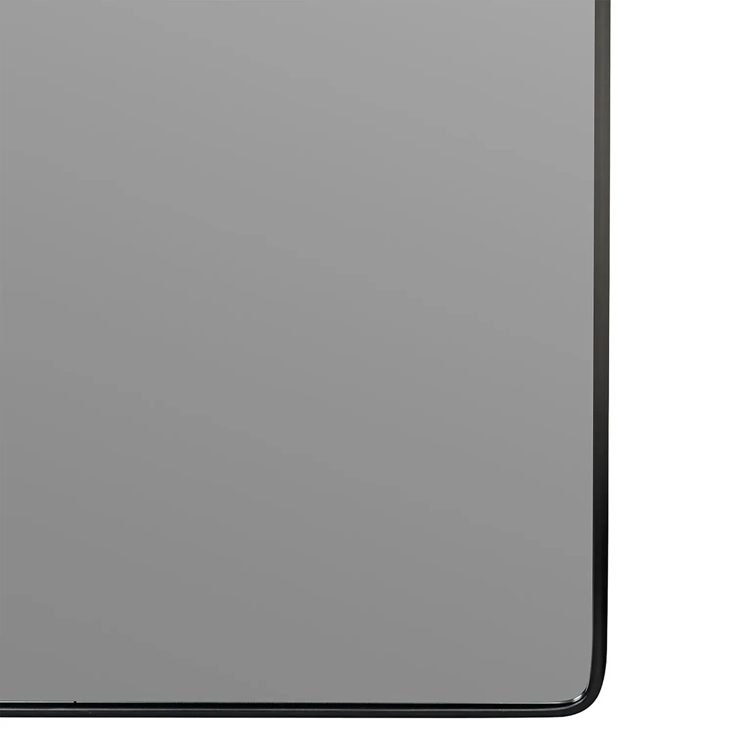 Diane Full Length Arch Floor Mirror - Black, Metal