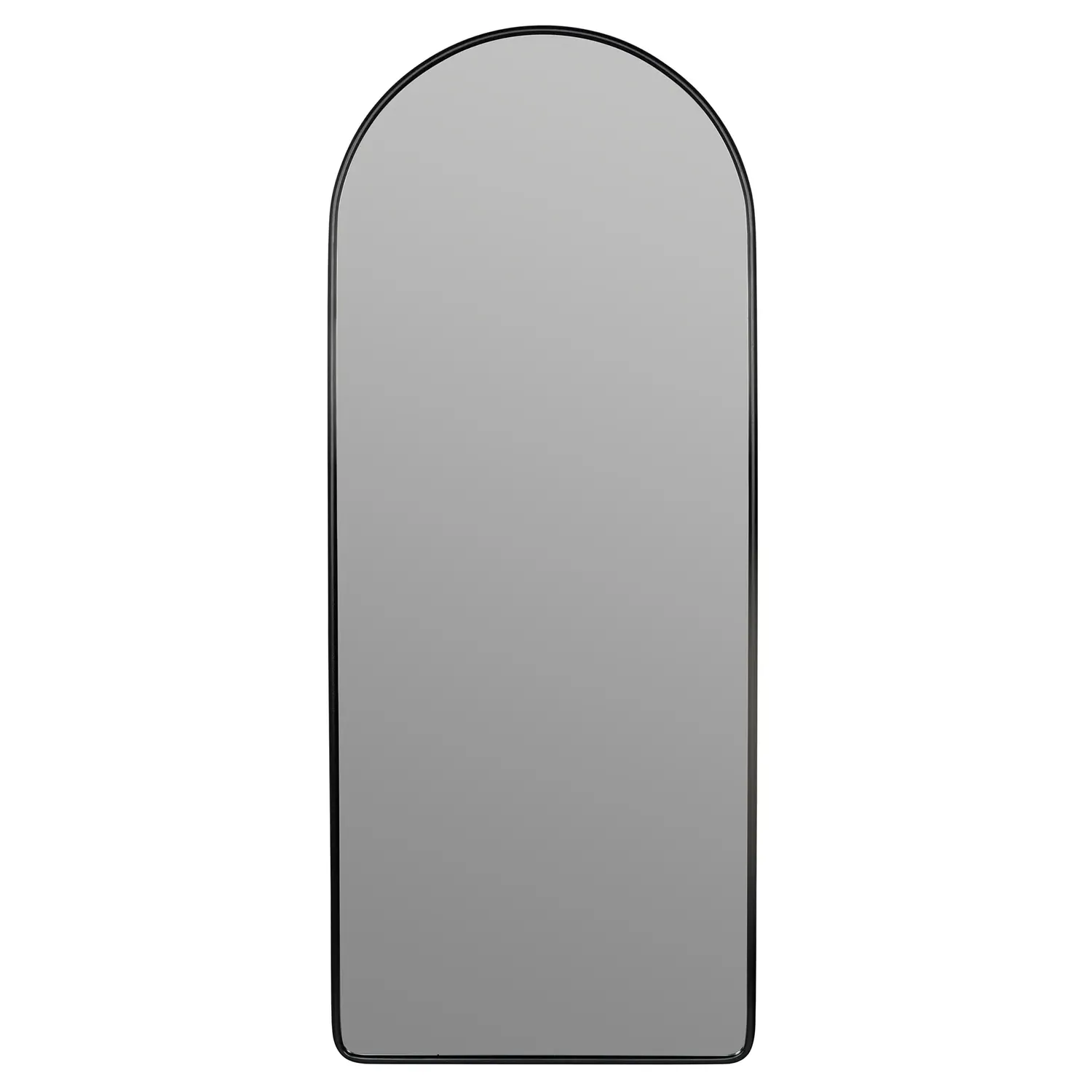 Diane Full Length Arch Floor Mirror - Black, Metal